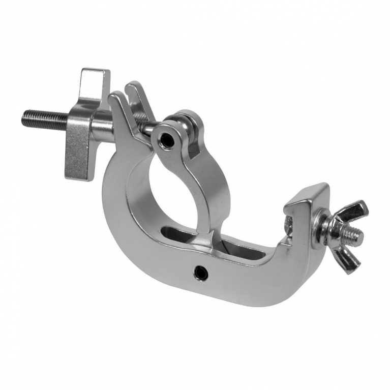 Gancio a pinza DT BIG trigger clamp 250Kg per tubo ø50-60 mm cromato