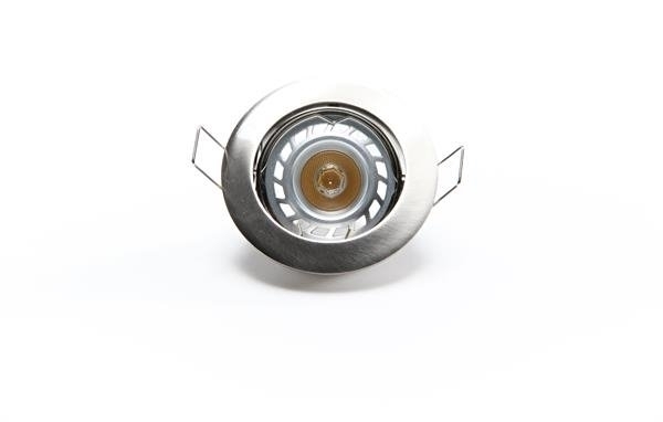 Faretto incasso soffitto MR16 acciaio satinato