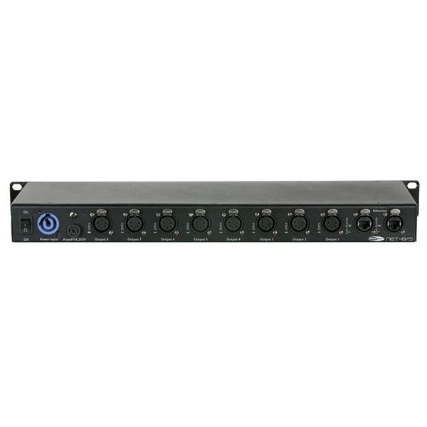 Nodo Artnet/Klingnet, XLR a 5poli 8 canali Net-8/5