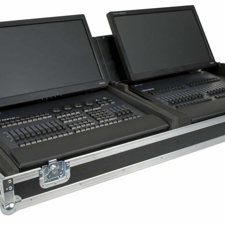 Controller luci Chimp 100 con wing e flightcase Tourpack