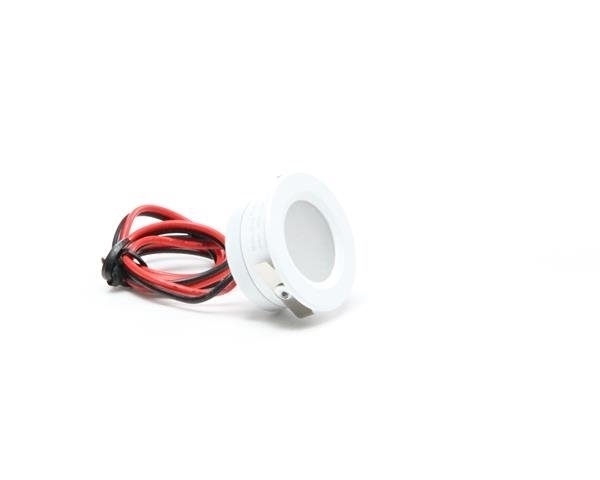 Faretto incasso led 1W bianco 12V DC 3000 K