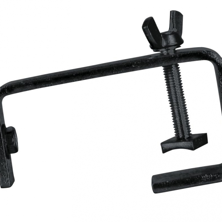 Gancio nero per tubi diametro 55 mm max 24 Kg