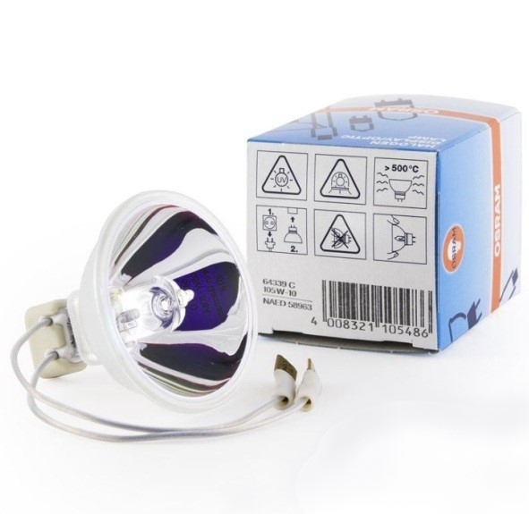 Lampada Aeroportuale Osram 64339 C 105W 6,6A PK30d Maschio