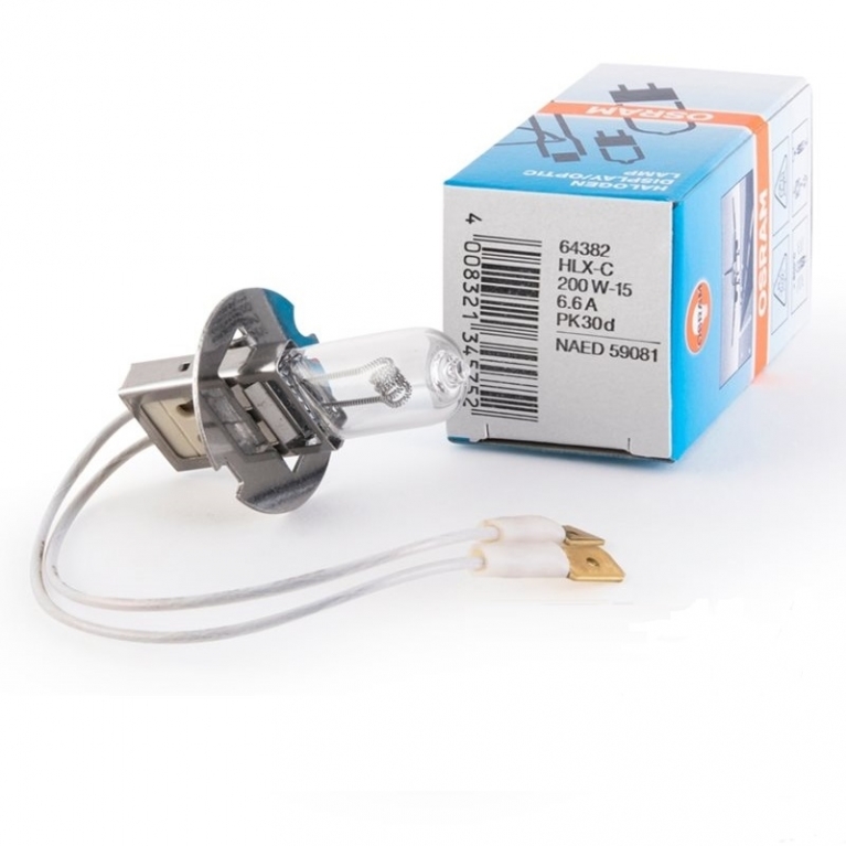 Lampada alogena a corrente controllata 64382HLX/C 200W 6.6A Pk30d