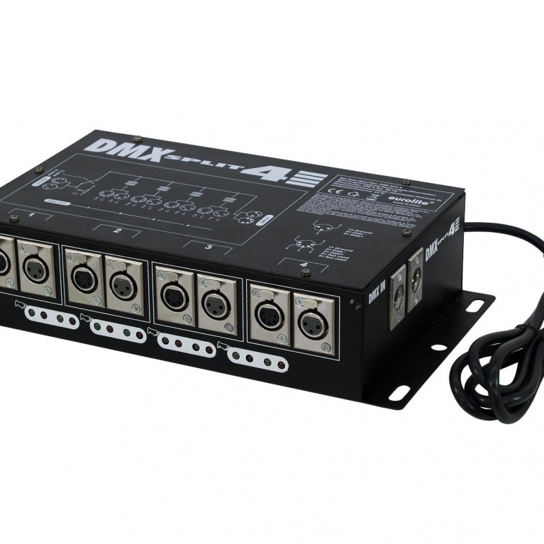 DD-4 DISTRIBUTORE DMX 4 VIE 240V EUROLITE