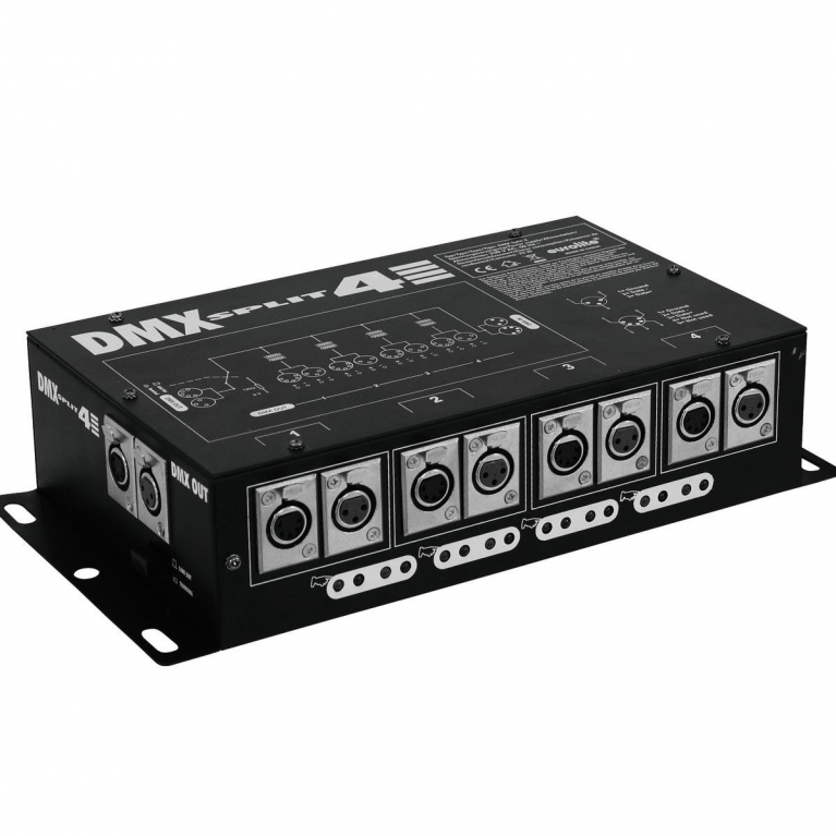 DD-4 DISTRIBUTORE DMX 4 VIE 240V EUROLITE