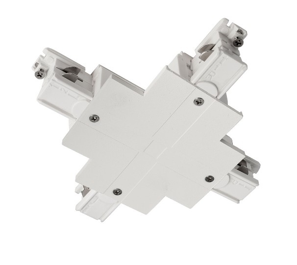 Connettore a X sinistra-sinistra-destra-destra bianco