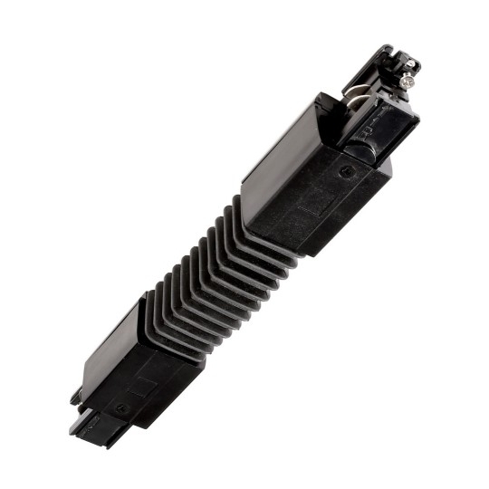 Giunto flessibile sinistra-destra per binario elettrificato trifase nero