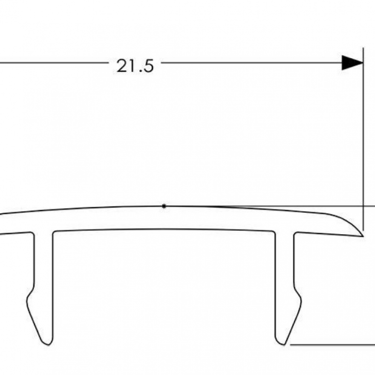 Copertura bianca per binario elettrificato trifase 1m