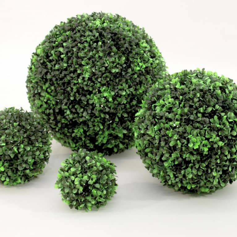 Decorazione sfera di bosso artificiale ø 25 cm