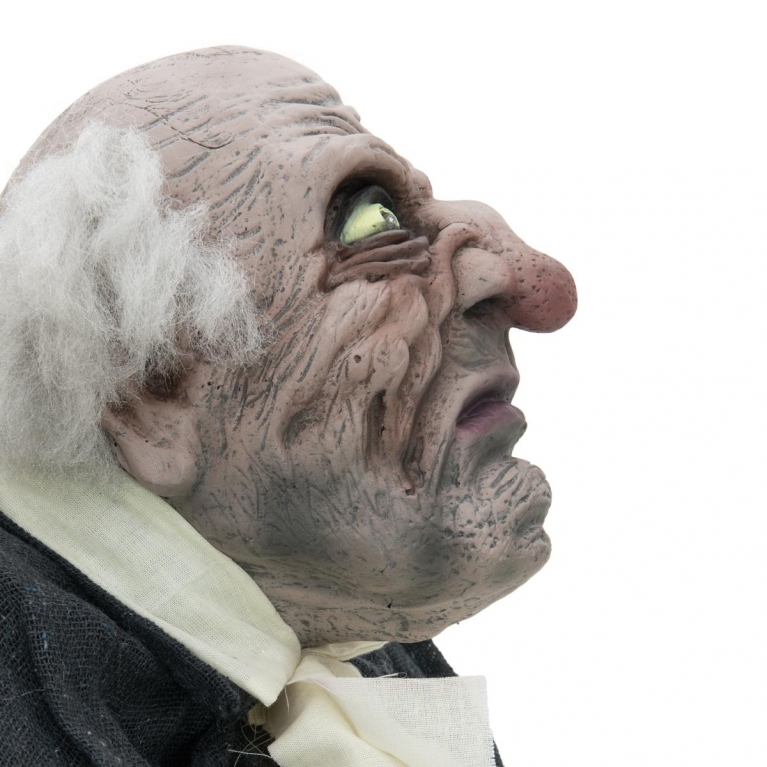 Figura Zeraktor maggiordomo zombie h 164 cm horror halloween