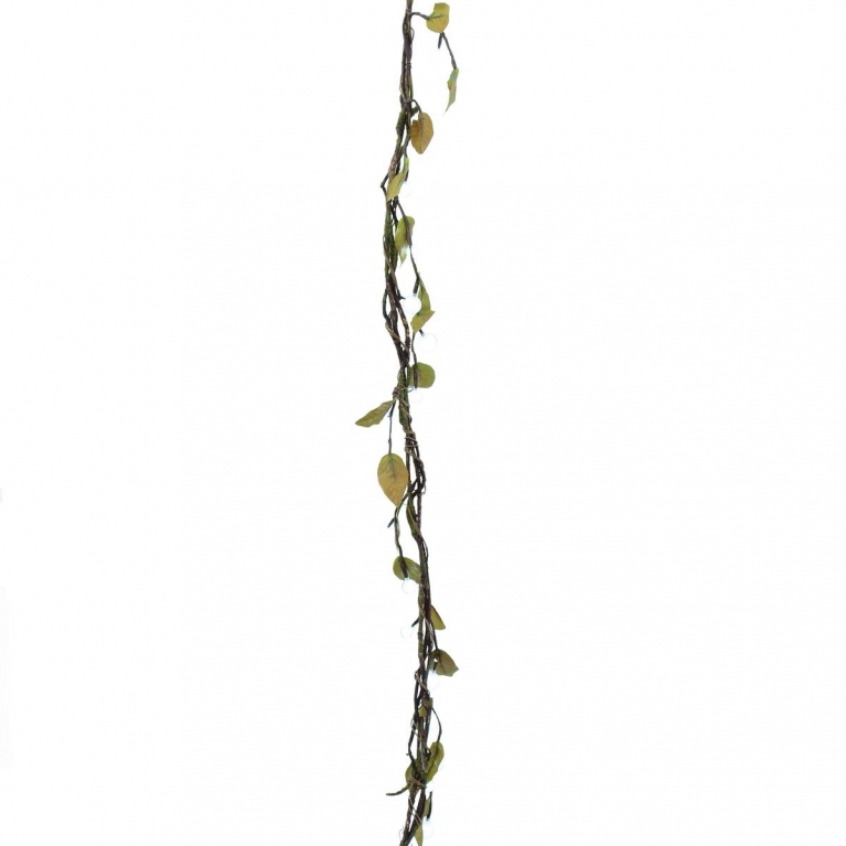 Decorazione ramoscello di erica artificale con led bianco 180cm