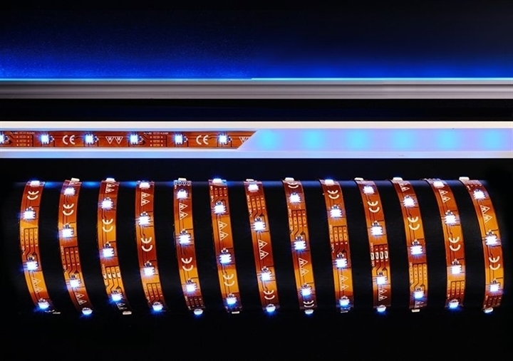 Striscia a led RGB IP20 150LED SMD 5050 5mt 12V 36W 7,2W/m