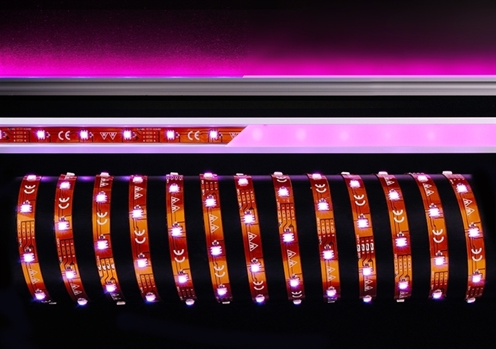 Striscia a led RGB IP20 150LED SMD 5050 5mt 12V 36W 7,2W/m