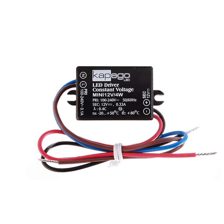Mini alimentatore 12V dc 4W  IP65