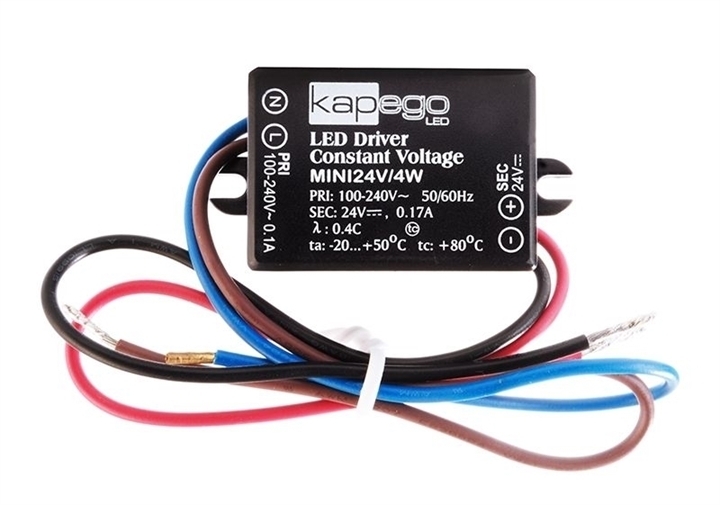 Mini alimentatore 24V dc 4W  IP65