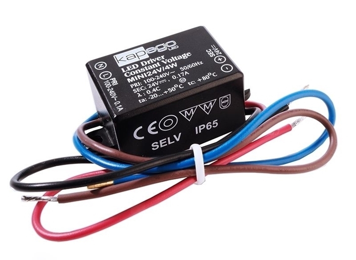 Mini alimentatore 24V dc 4W  IP65