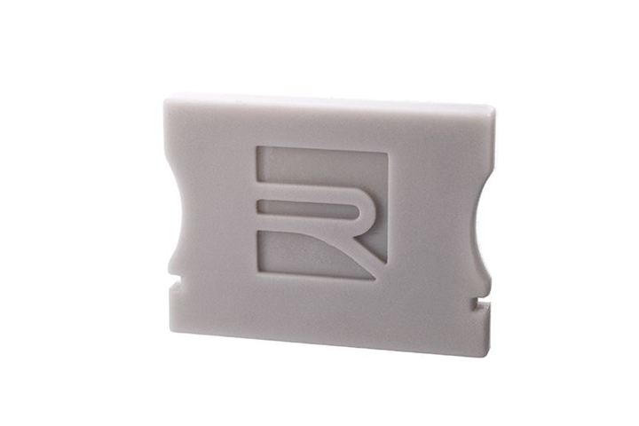 Tappo di chiusura P-02-20, piatto, grigio