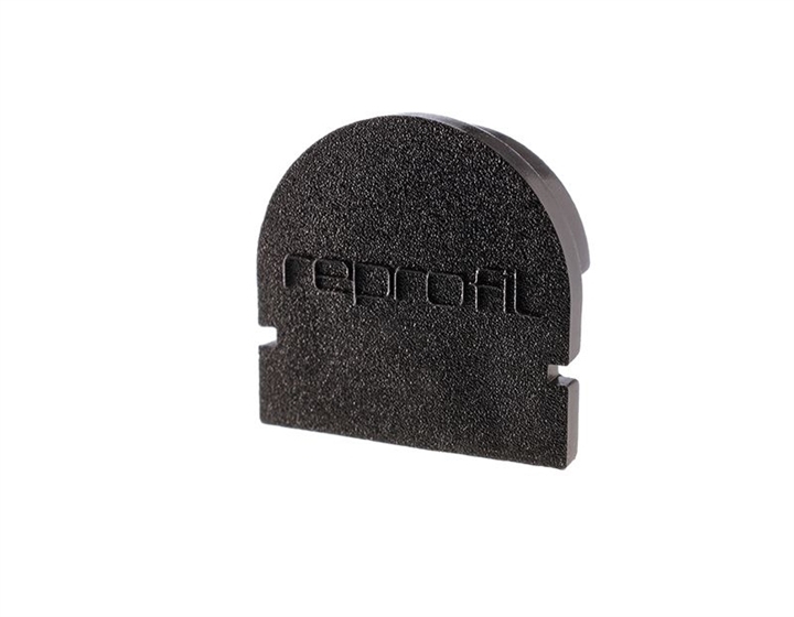 Tappo R-01-10 rotondo nero