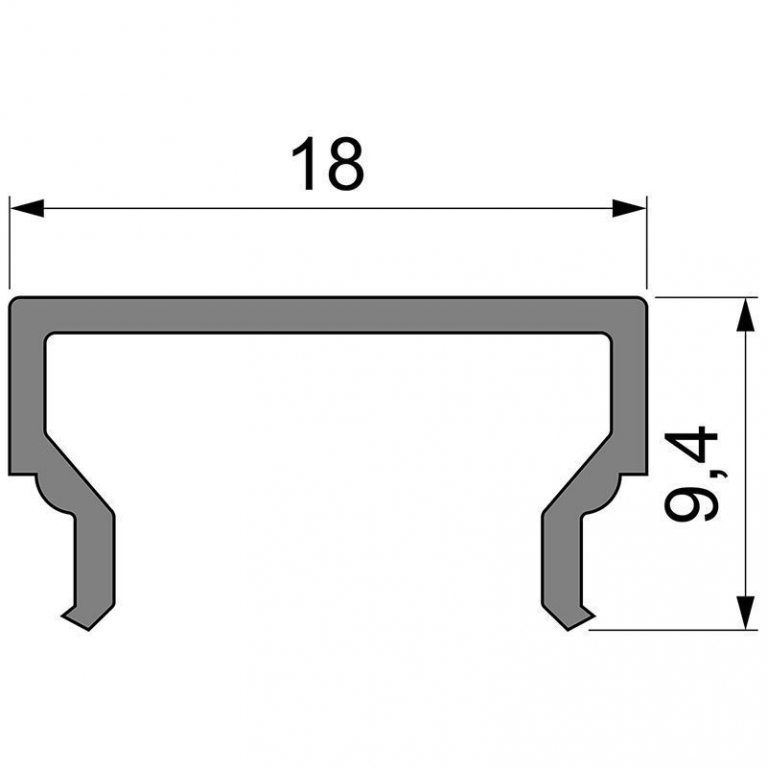 Copertura P-01-12 plastica parzialmente trasparente 75% 2m