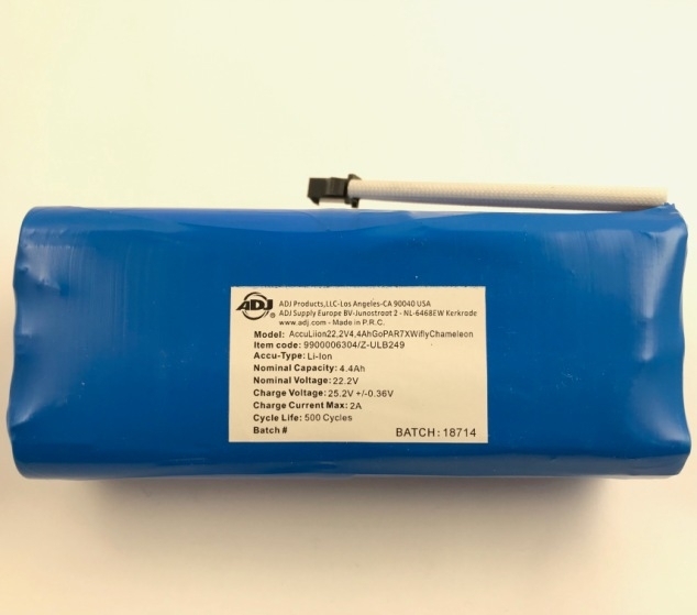 RICAMBIO BATTERIA ACCULIION 22,2V 4,4Ah GO PAR7X WIFLY CHAMELEON ADJ