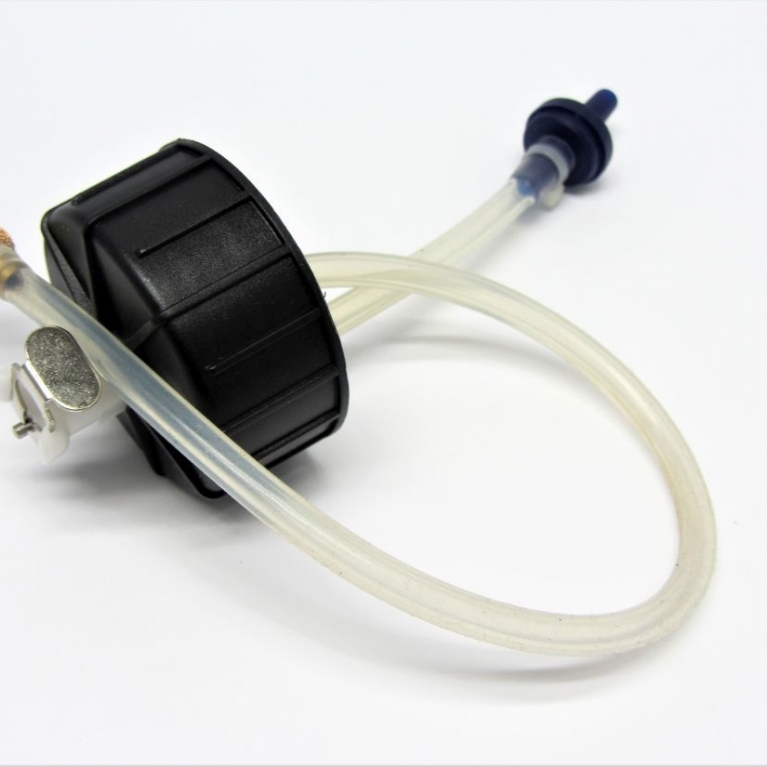 Ricambio tappo con tubi per tanica macchina fumo serie entour