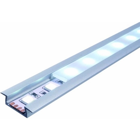 Profilo alluminio incasso T MICRO-K 1 m strisce led 11mm
