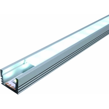 Profilo alluminio alto PDS4-K 2mt strisce led 11mm