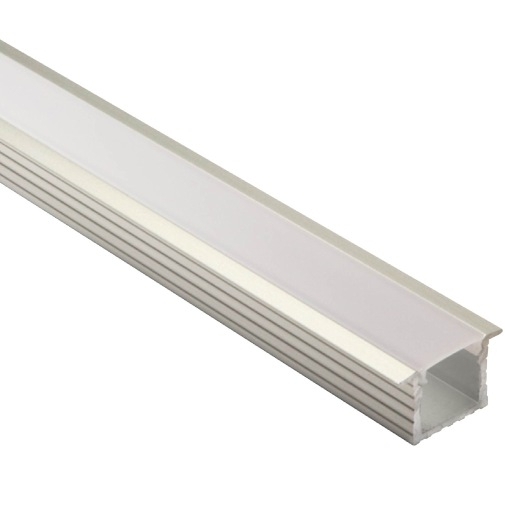 KIT Profilo da incasso grigio semi opale 2m