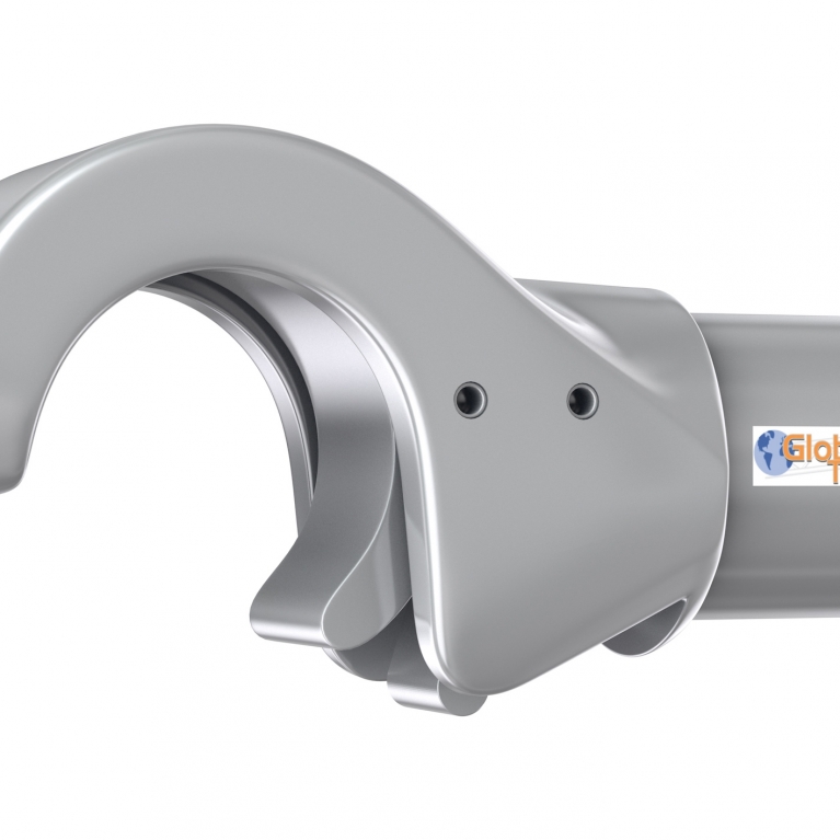 CLAW50 gancio a forma mano per tubo Ø 50 mm