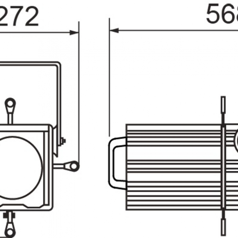 Sagomatore alogeno 1200W zoom 24° - 50° GX9,5 COM 12