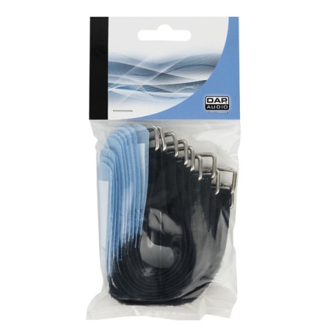 Fascette fermacavo in veltro 20 cm blu 10 pz