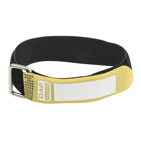 Fascette fermacavo in velcro 30 cm giallo 10 pz