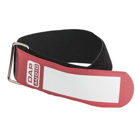 Fascette fermacavo in velcro 40 cm rosso 10 pz