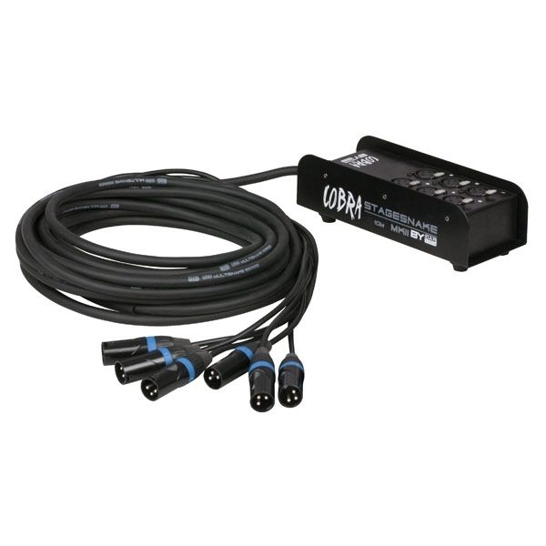 D961515 ciabatta audio COBRAX 6 con cavo frusta 15m