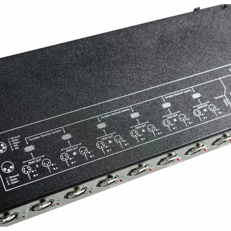 Splitter 6 uscite DMX DD-6