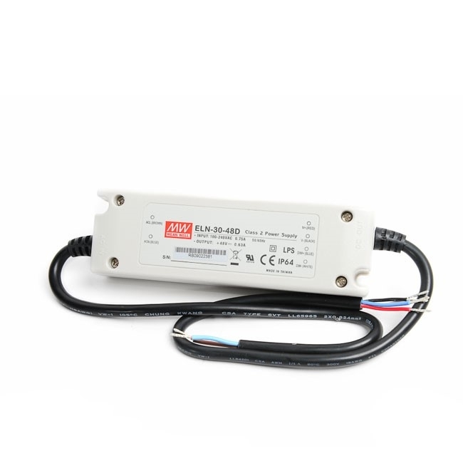 ALIMENTATORE a tensione costante 30W 48V dc 0,63A DIMMERABILE PWM