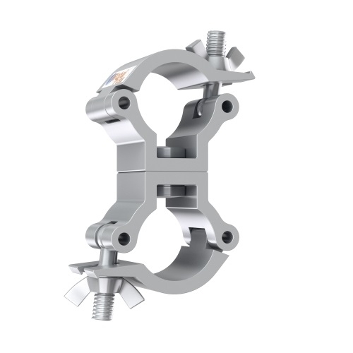 F14TAD gancio doppio per traliccio F14 max 20Kg argento