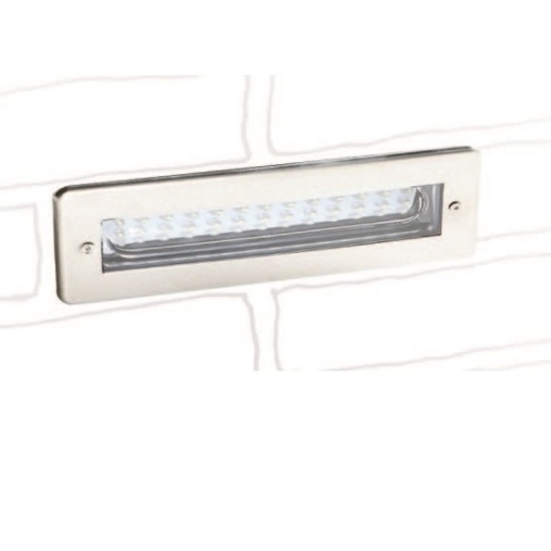 Faro a led incasso a parete 3,5W 230V IP65 120° 3200K