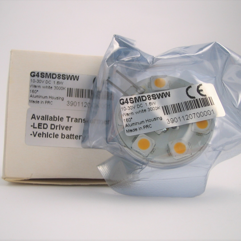 CIRCUITO G4 10-30V 1,6W DC 8 LED SMD5630 BIANCO CALDO 3000°K 145°