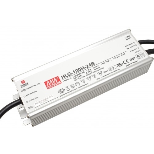 ALIMENTATORE a tensione costante 120W 24VDC 7,8A DIMMERABILE