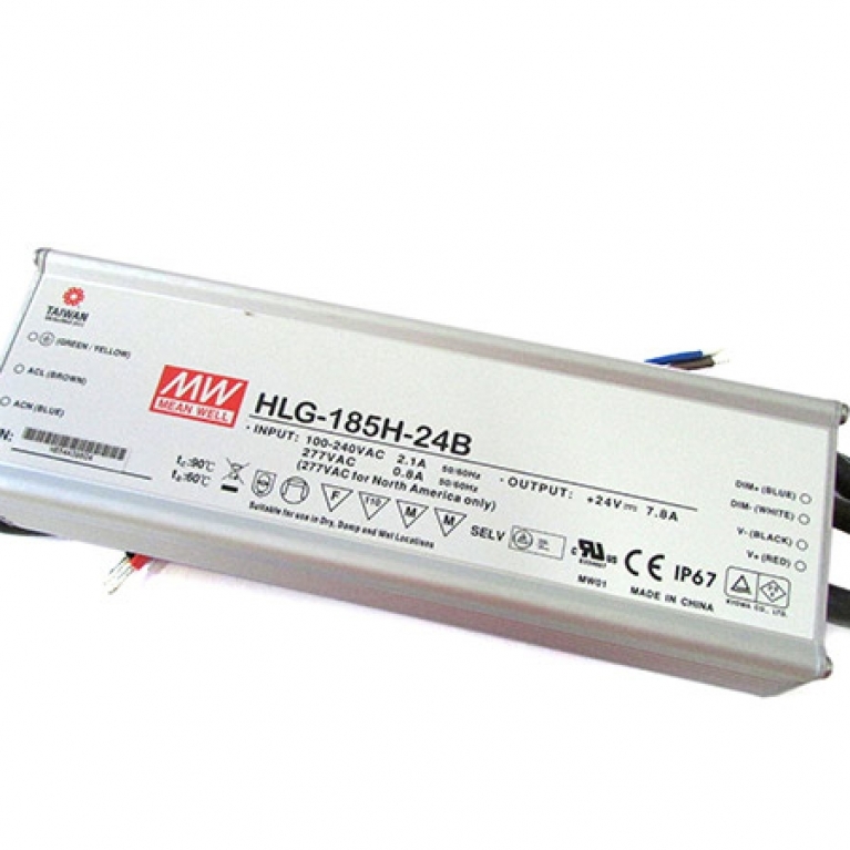 ALIMENTATORE a tensione costante 185W 24Vdc 7,8A IP67 DIMMERABILE