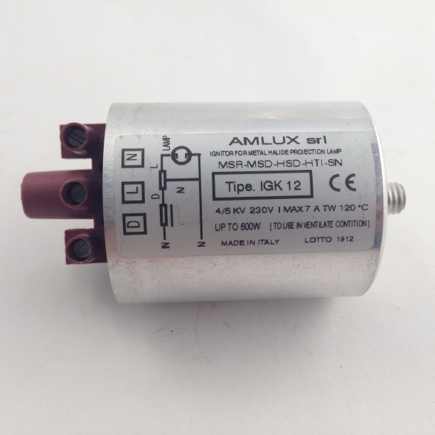 IGK 12 ACCENDITORE MSR HSD MSD FINO A 600W 4/5Kv 7A