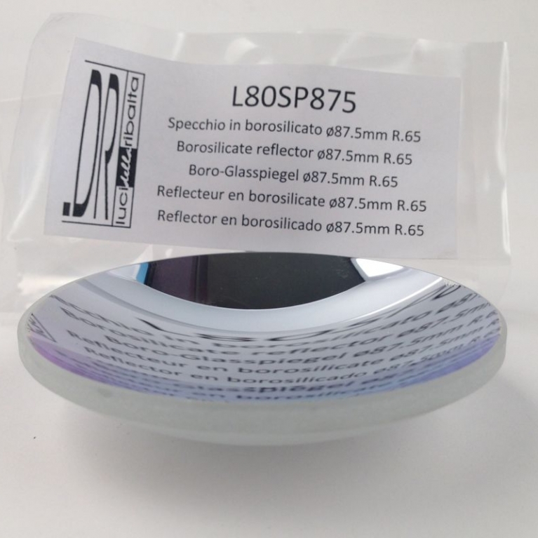 Parabola riflettente in borosilicato ø 87,5 mm