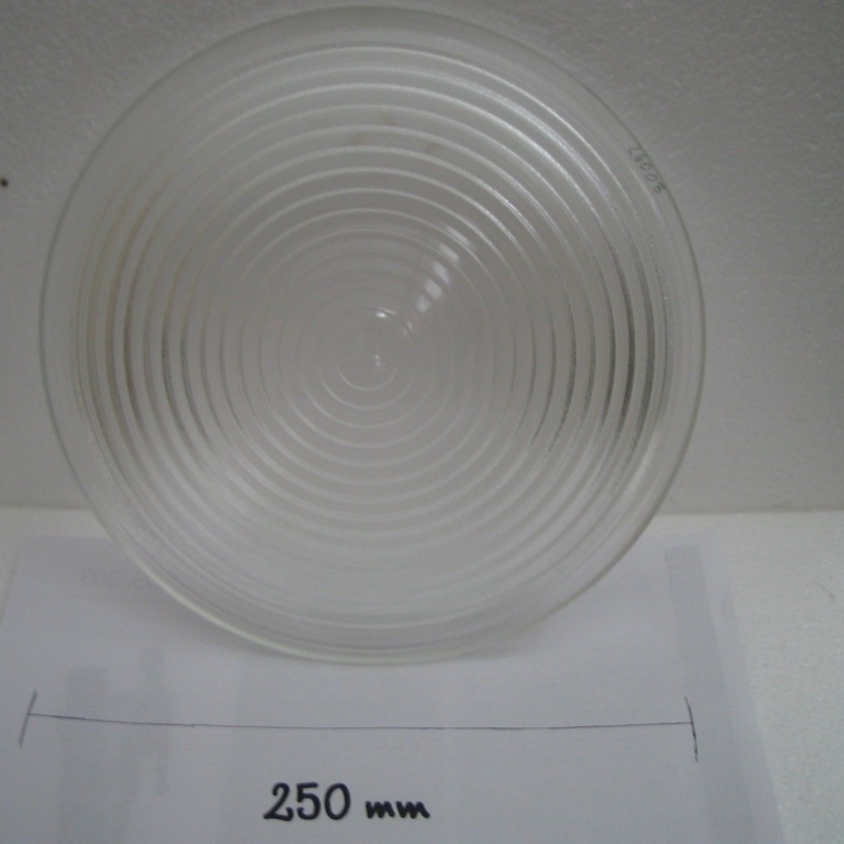 LENTE FRESNEL TEMPERATA Ø 250mm.