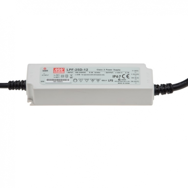 ALIMENTATORE a tensione costante 25W 12VDC DIMMERABILE