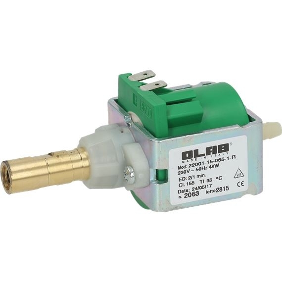 POMPA LIQUIDO CON TERMINALE OTTONE 15 BAR 48W 230V