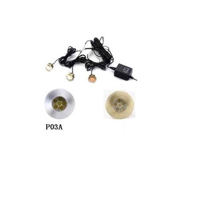 Kit 5 faretti a 6 led bianchi IP20