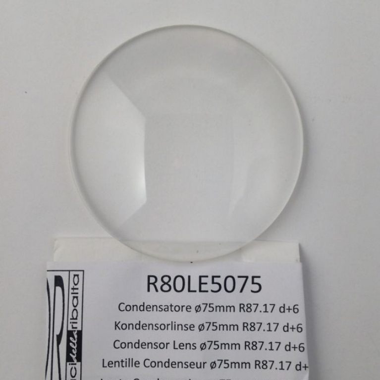 Lente condensatore ø 75 mm R87,17 D+6