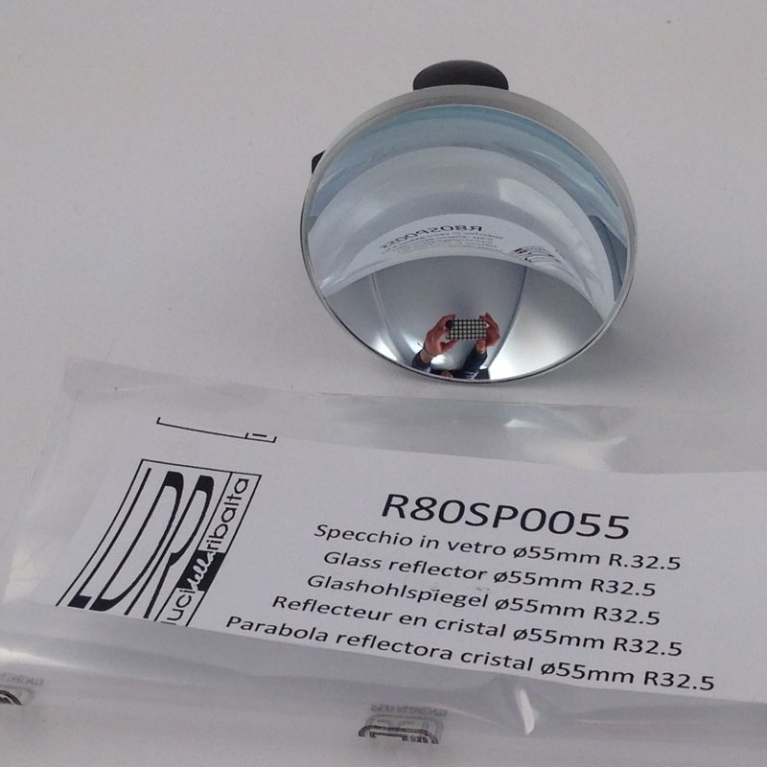 Parabola riflettente in vetro ø 55 mm R 32,8